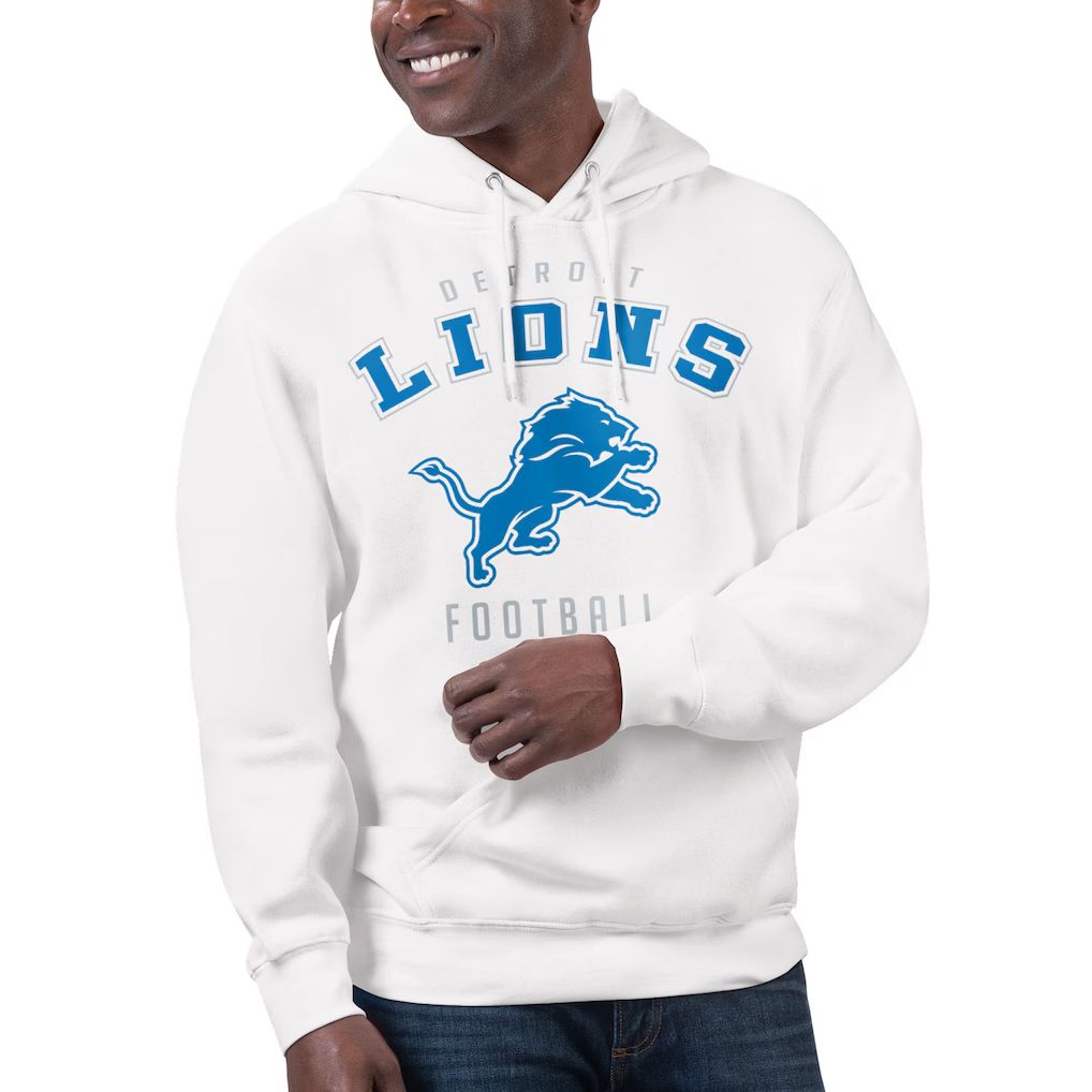 Men 2026 NFL Detroit Lions white Hoodie hooded style 02->detroit lions->NFL Jersey